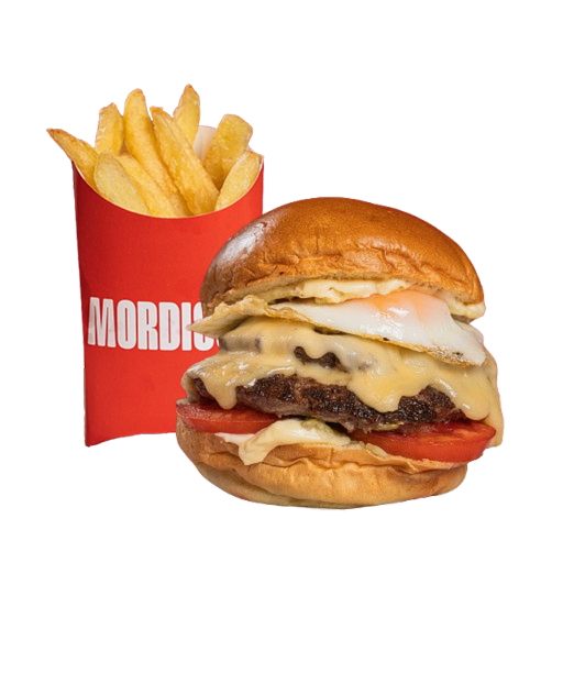 Original doble con papas