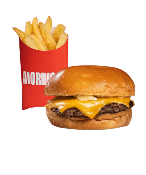 Cheese Simple con papas